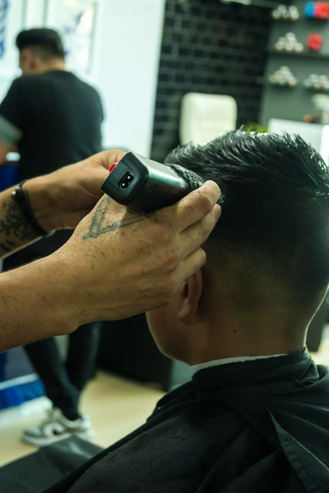 Corte masculino degradê